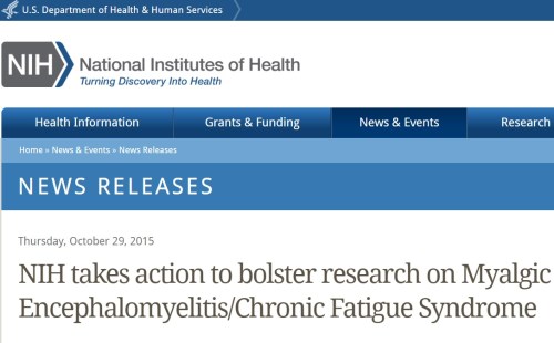 NIH pressemelding 29 oktober 2015